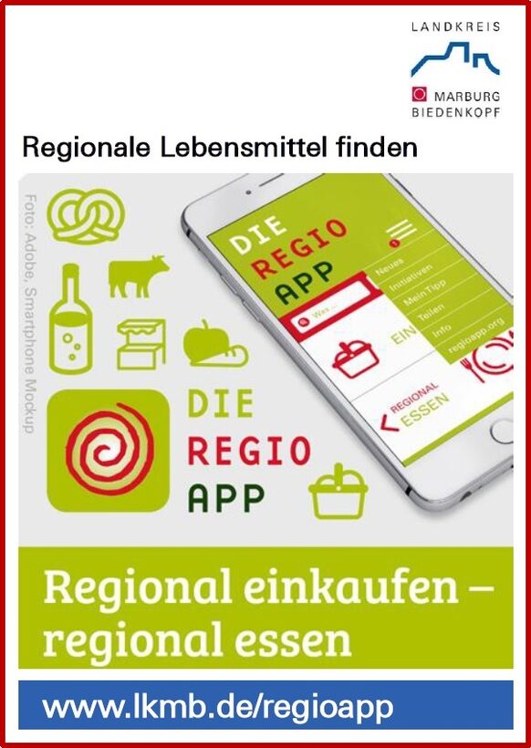 Anzeige RegioApp